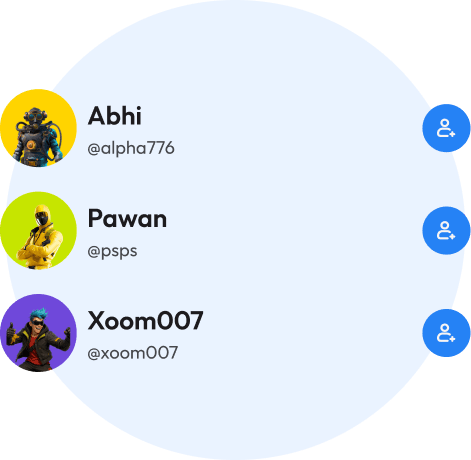 Add your friends as Characters