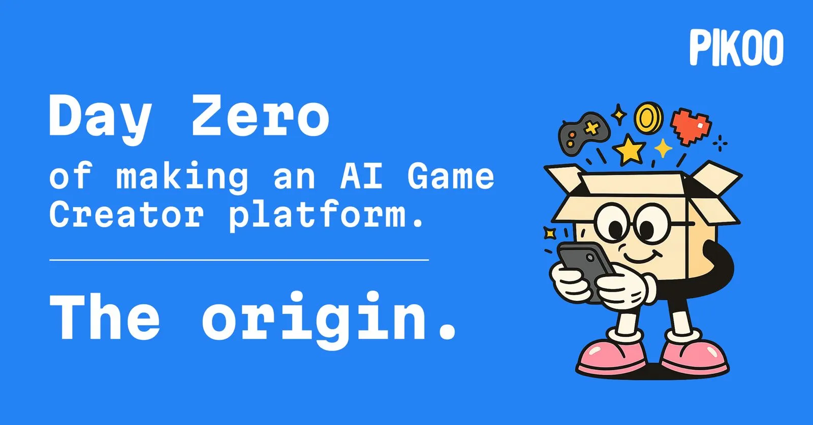 Day Zero of making an AI Platform for Creating Games